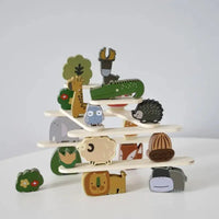 Thumbnail for Animal Stackers™ - Empiler Slim - Animaux en bois Jouets à empiler