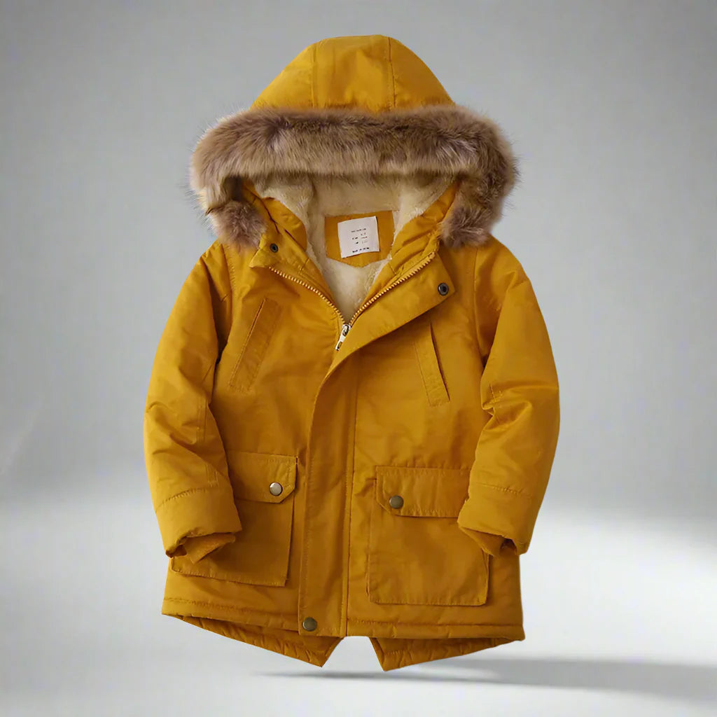 CozyTrend – Élégant et chaud – Parka d'hiver avec col en fourrure