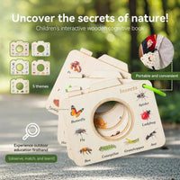 Thumbnail for NatureBook – Coffret découverte nature – Fenêtre d'observation éducative en bois