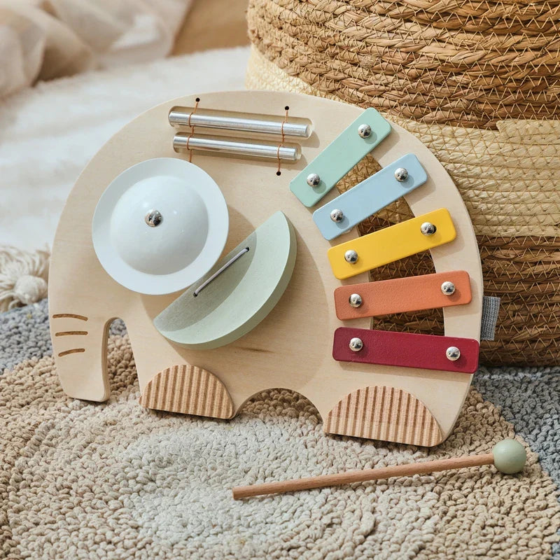 HarmonyWood – Montessori & Créatif – Instrument de musique en bois : Xylophone