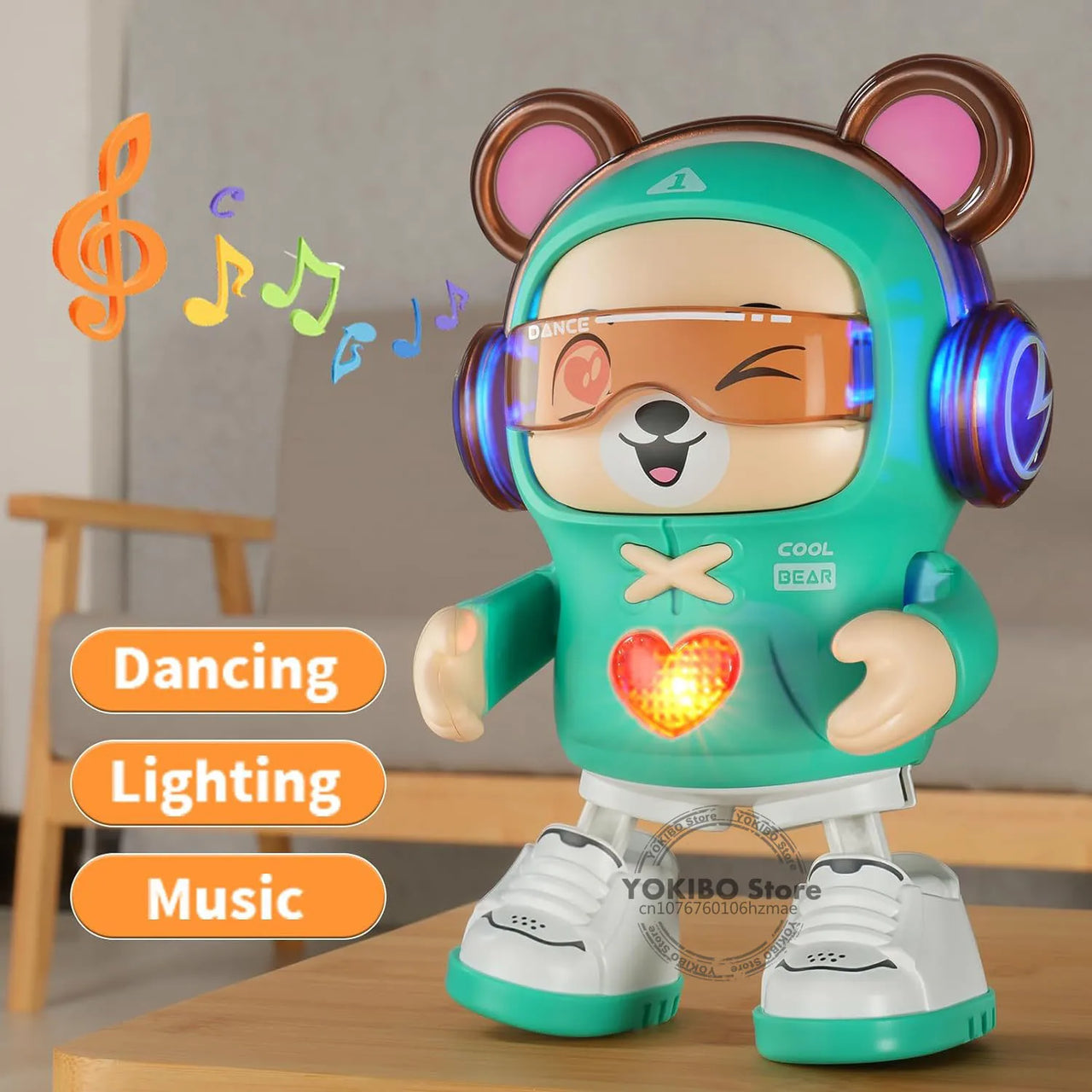 Dancing Bear Robot™ - Développer la motricité - Jouet Poupée dansante