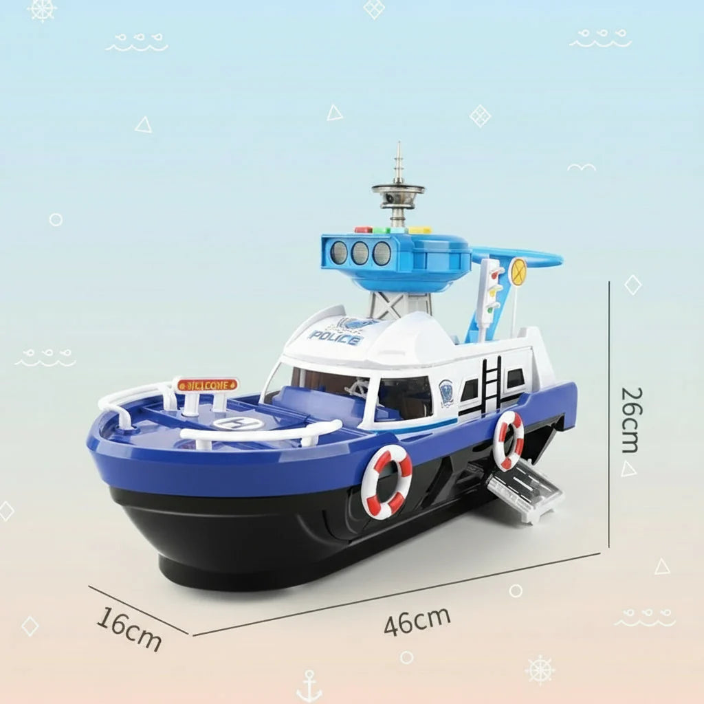 PlayHarbor – Musical et interactif – Jouet bateau avec lumière et son