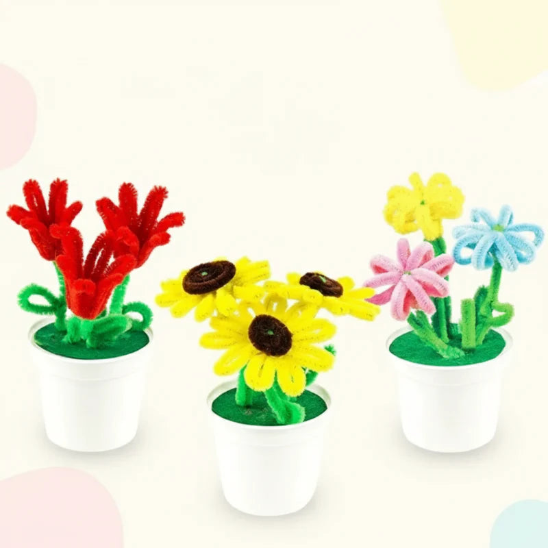 CraftBloom – Coloré et créatif – Kit de bricolage pour pot de fleurs DIY