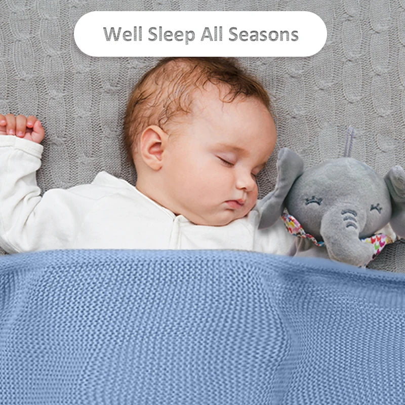 Personalized Baby Blanket – Douce et unique – Couverture en coton personnalisée et brodée