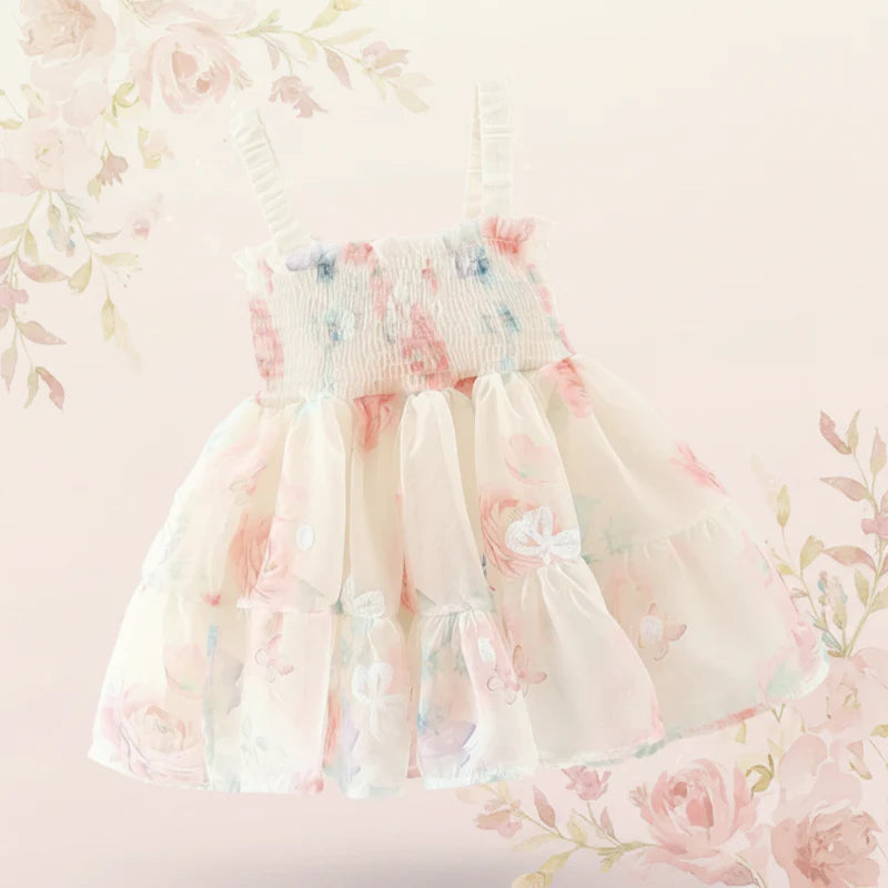 Girls Butterfly Dress – Mignonne et légère – Robe pour enfant