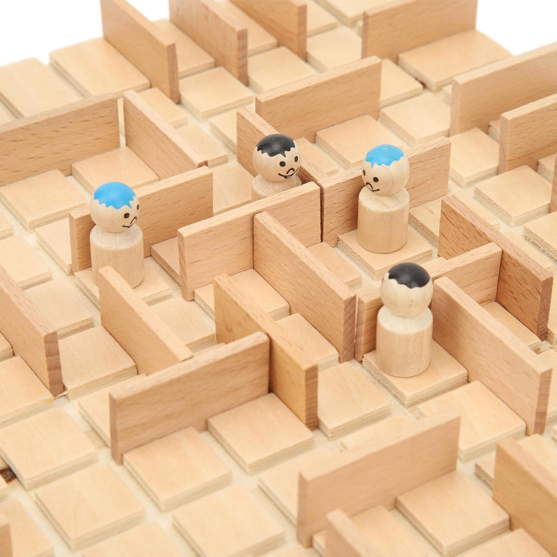 Wooden Chess Puzzle Game – Stratégie et réflexion – Jeu de société