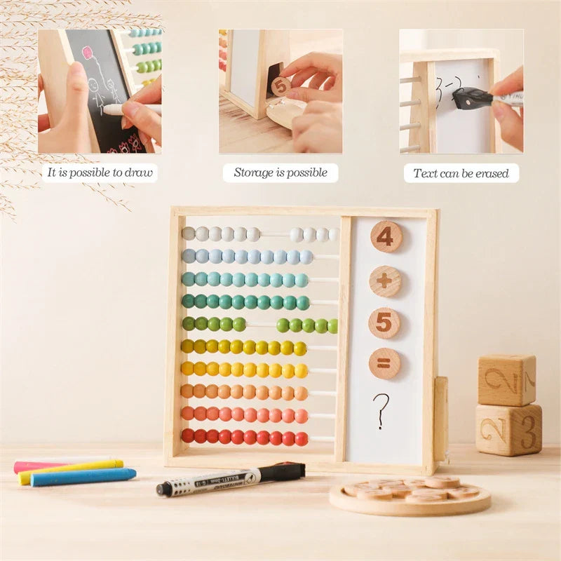 Woods™ - Compter et apprendre - Abacus en bois