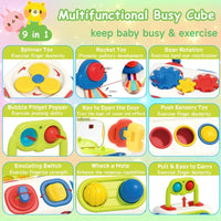 Thumbnail for BusyCube – Intelligent et ludique – Cube Montessori Fidget 10 en 1