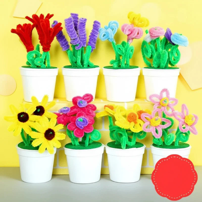 CraftBloom – Coloré et créatif – Kit de bricolage pour pot de fleurs DIY