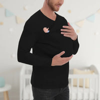 Thumbnail for Kangaroo Pocket Shirt – Confort et praticité – T-shirt porte-bébé pour hommes