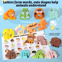 Thumbnail for ZooLetters – Ludique et éducatif – Puzzle alphabétique sur les animaux pour les enfants