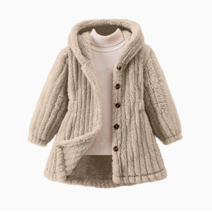 Mini Fashion - Doublure intérieure en polaire douce pour filles - Manteau d'hiver