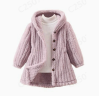 Thumbnail for Mini Fashion - Doublure intérieure en polaire douce pour filles - Manteau d'hiver