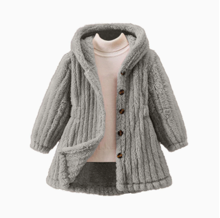 Mini Fashion - Doublure intérieure en polaire douce pour filles - Manteau d'hiver