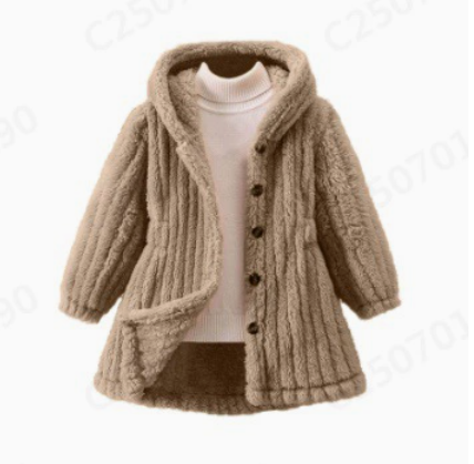 Mini Fashion - Doublure intérieure en polaire douce pour filles - Manteau d'hiver