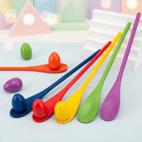 Thumbnail for Wooden Egg Spoon Game – Motricité et apprentissage – Jeu d'équilibre « Course aux œufs »