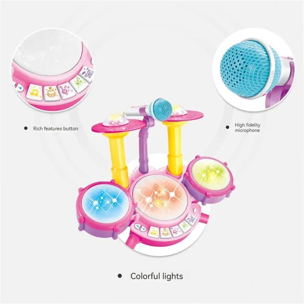 Kids Drumset™ - Initiation musicale pour petits - Batterie jouet