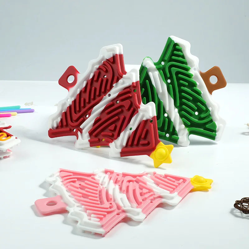 Xmas Tree Fidget Toy™ - Compacte, festive et amusante - Arbre de Noël en silicone