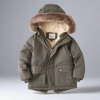 Thumbnail for CozyTrend – Élégant et chaud – Parka d'hiver avec col en fourrure
