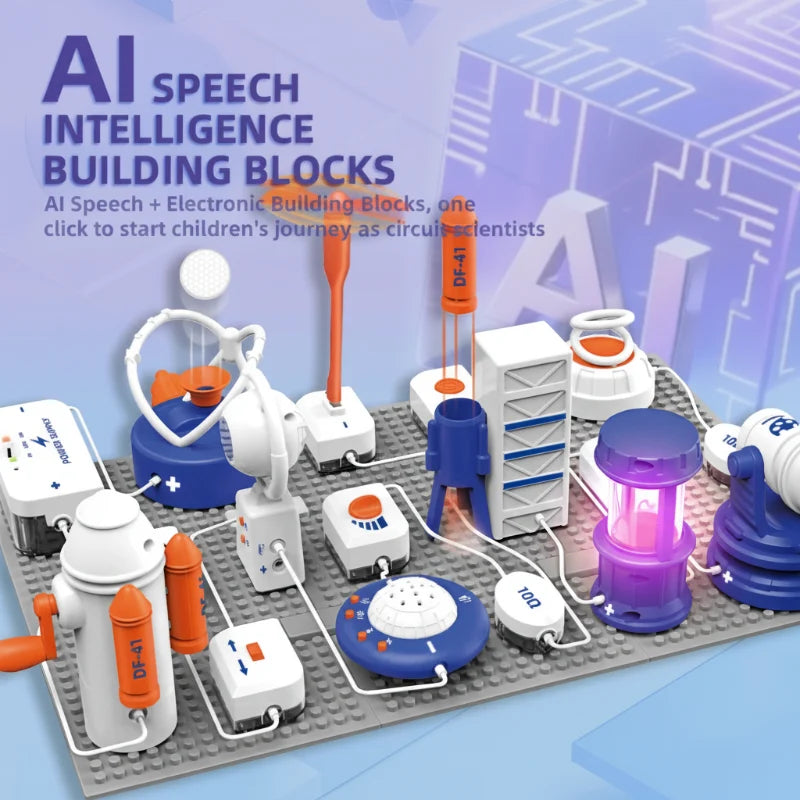 AI Voice Building Blocks – Éducatif et interactif – Kit de construction