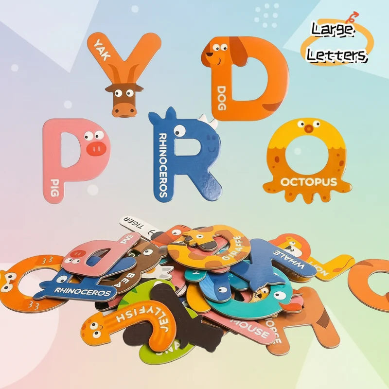 Magnetic Alphabet – Apprendre et jouer – Set de lettres magnétiques