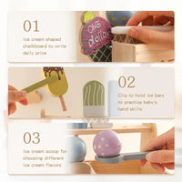 Thumbnail for Woods™ - Petits Maîtres Glaciers - Set de Jouets en Bois pour Glaces