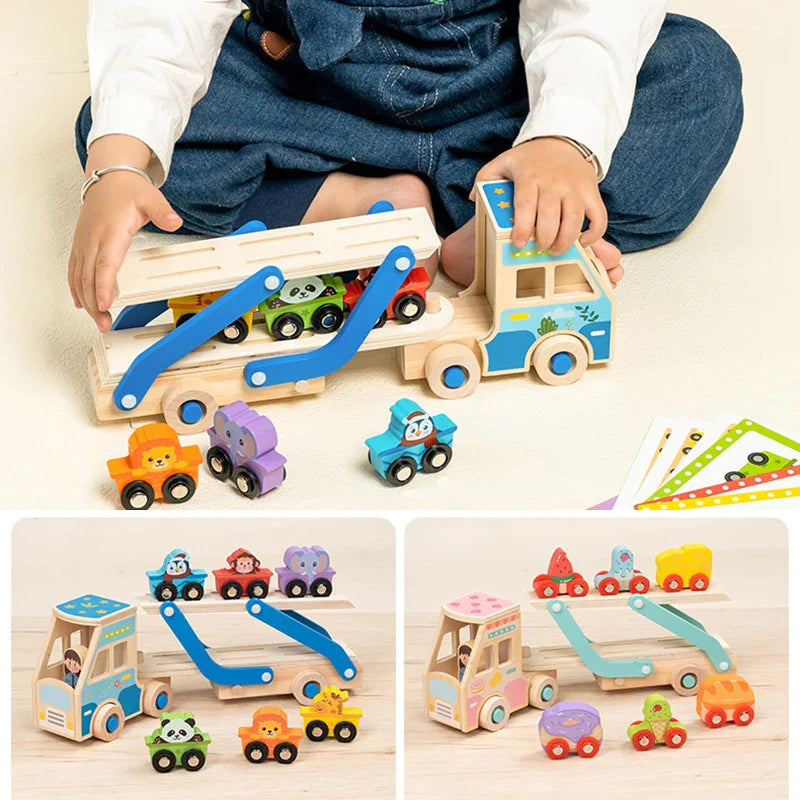 CargoMatch – Créatif et éducatif – Camion en bois