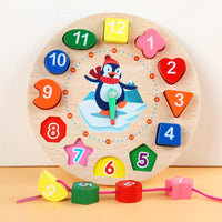 Thumbnail for Learning Clock™ – Joue et Apprends à Lire l’Heure – Horloge en Bois