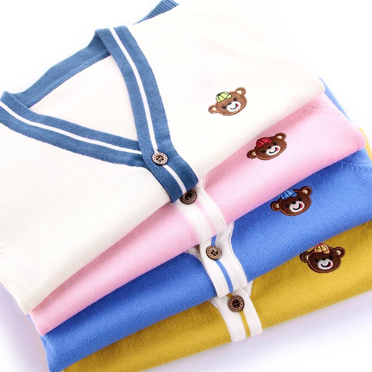 CozziWear – Chaud et tendance – Cardigan tricoté avec des oursons