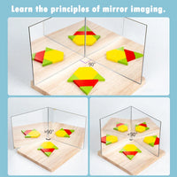 Thumbnail for Reflection Play™ – Miroir et apprentissage - Blocs de puzzle avec miroir