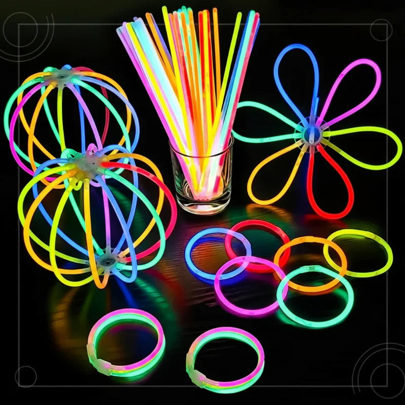 NeonJoy – Colorés et lumineux – Bâtons lumineux pour fêtes