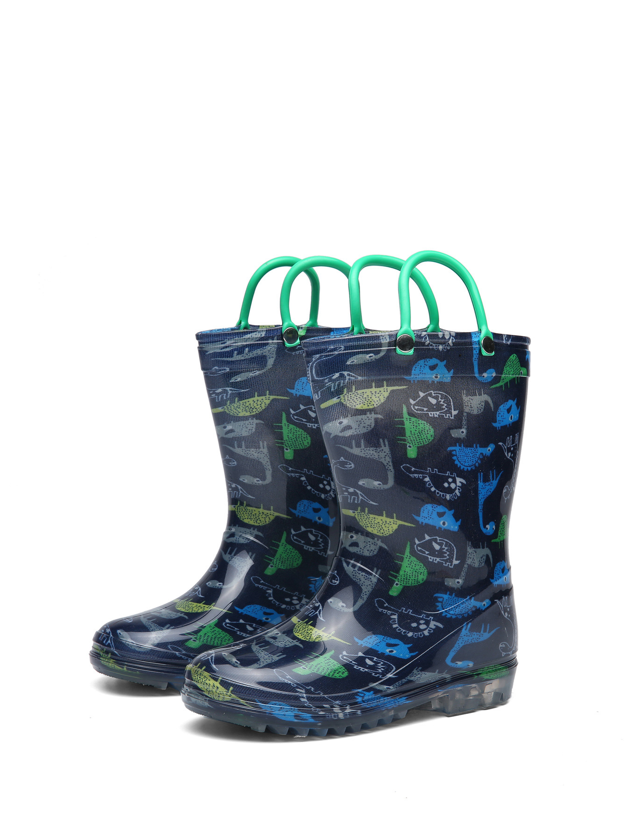 RainySteps – Faciles à enfiler et imperméables – Bottes de pluie avec imprimé et boucle