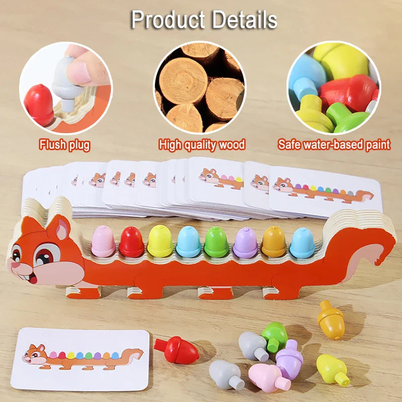 Sensory Color Sticks™ – Coloriage et animaux - Jeu de tri des couleurs