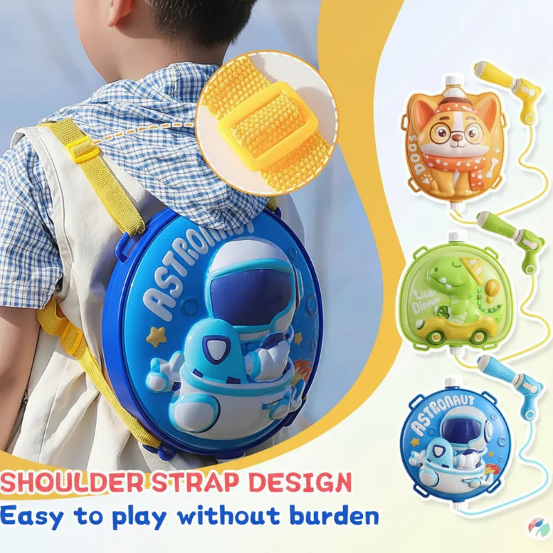 Kids Water Blaster – Ludique et pratique – Sac à dos avec pistolet à eau