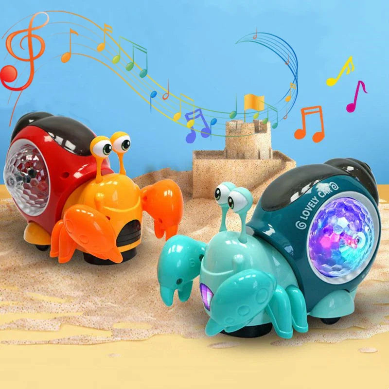 Music Snail™ - Un compagnon lumineux  - Jouet Escargot et Crabe