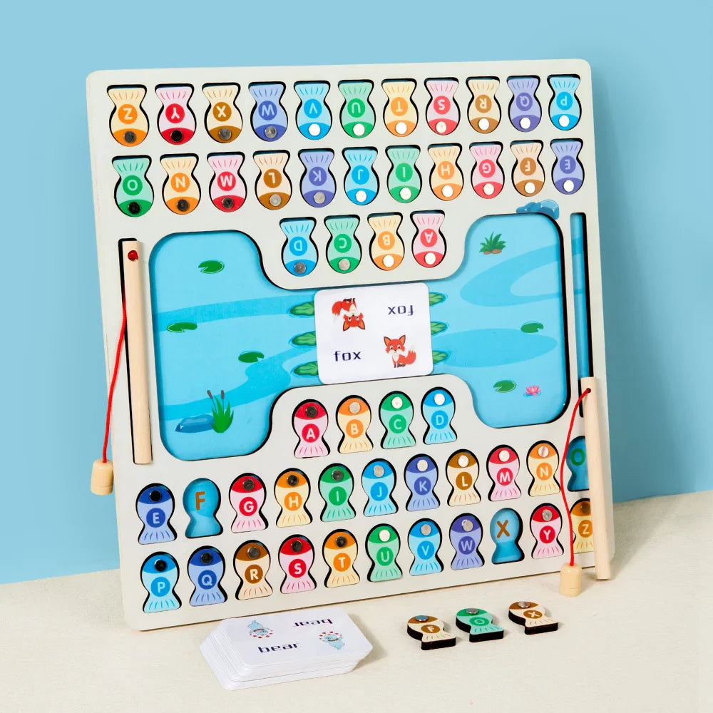 EduFish – Magnétique et éducatif – Jeu d'apprentissage de l'alphabet