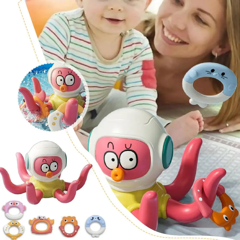 Octopus Water Fun™ – Attraper mais ! – Lanceur d'anneaux Octopus