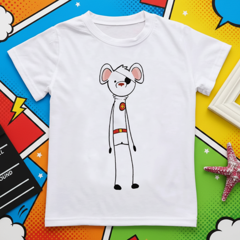 Boys & Girls Summer Tee – Confort et fantaisie – T-shirt enfant à motif amusant