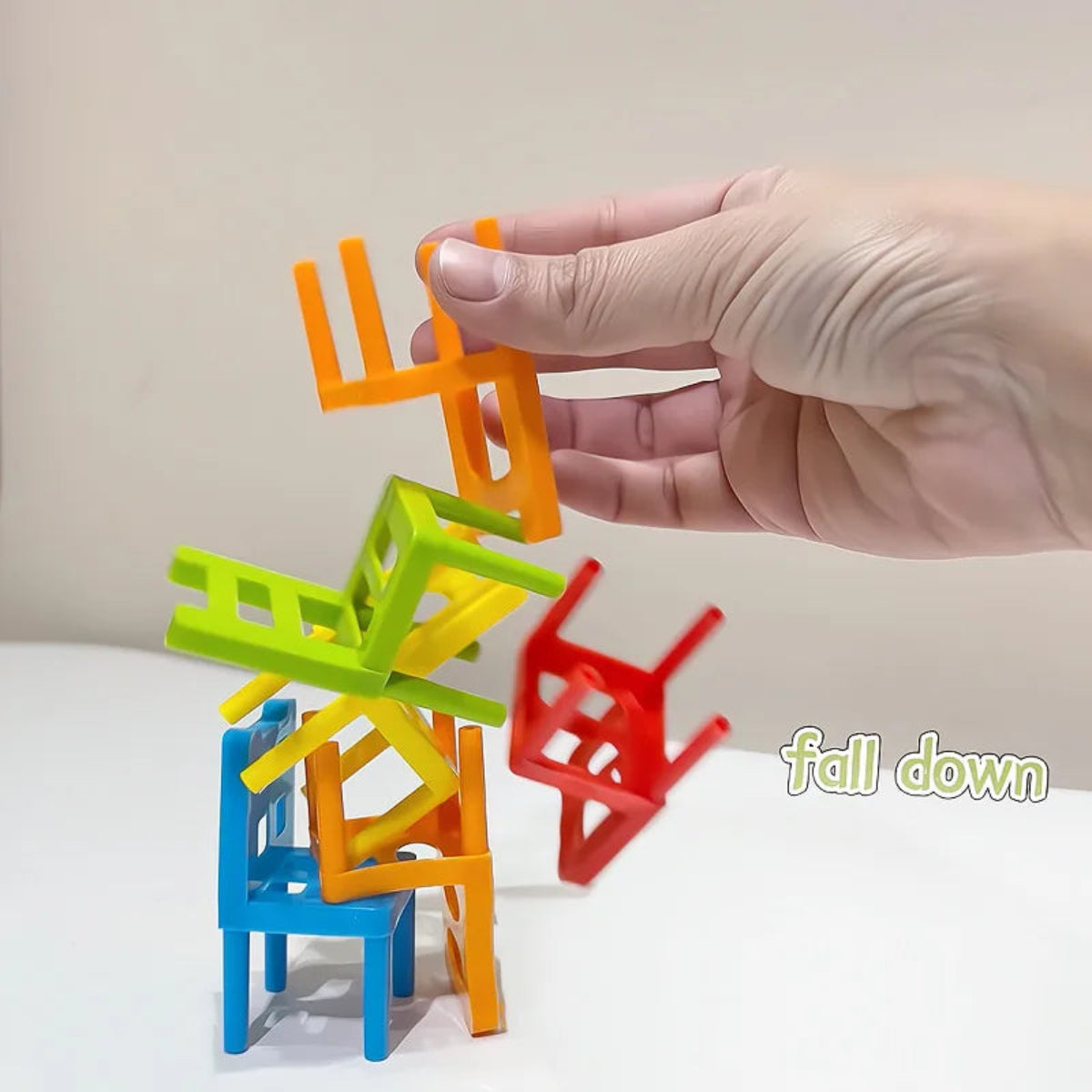 Chair Stack - Interactif et stimulant la créativité - Jeu des chaises empilables