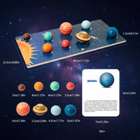 Thumbnail for Wooden Solar System – Éducatif et ludique – Kit de jeu « Les planètes »