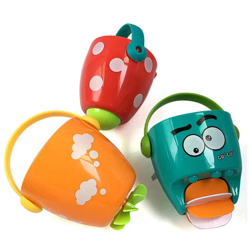 BathCups – Pratique et amusant – Jouets de bain en forme de petits seaux