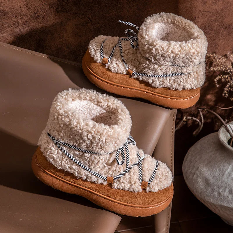 FurStep – Confortables et élégantes – Bottes d'hiver avec doublure en fourrure chaude