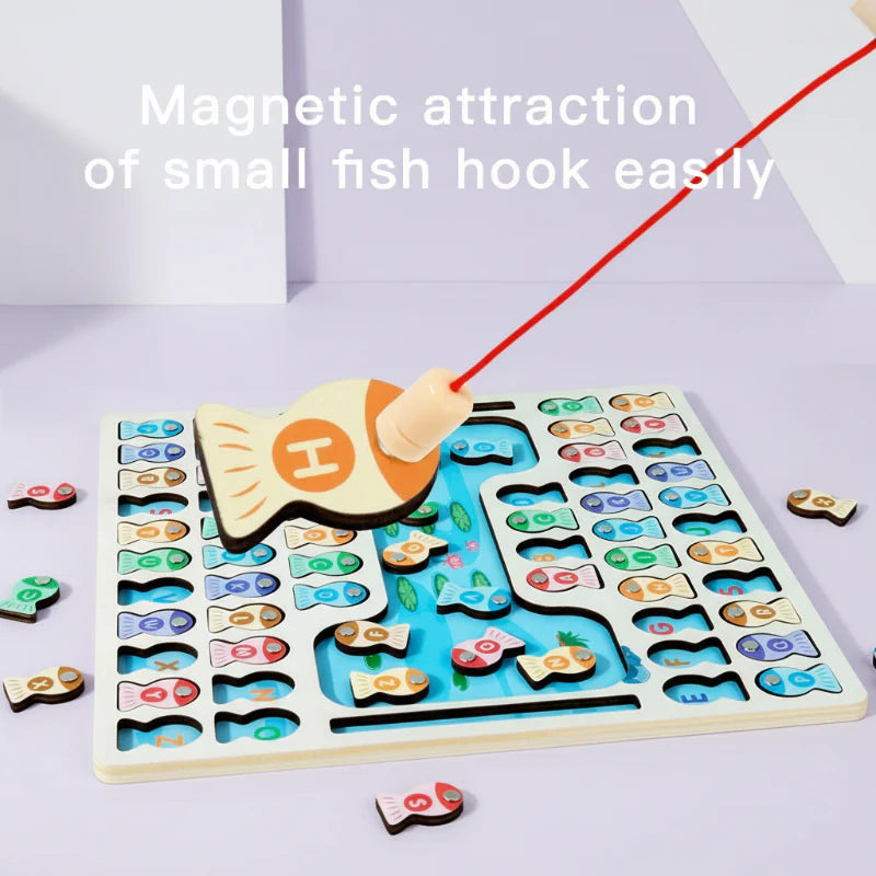 EduFish – Magnétique et éducatif – Jeu d'apprentissage de l'alphabet