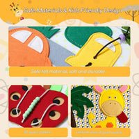 Thumbnail for Sensory Toddler Book™ – Sentir et découvrir – Livre de feutre Animaux