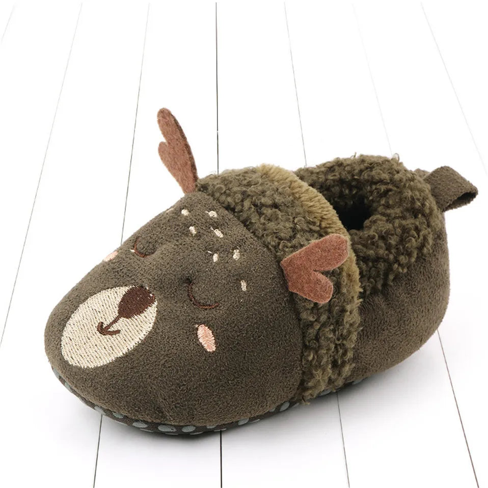 Mini Fashion™ - Animaux en peluche - Chaussons animaux pour tout-petits