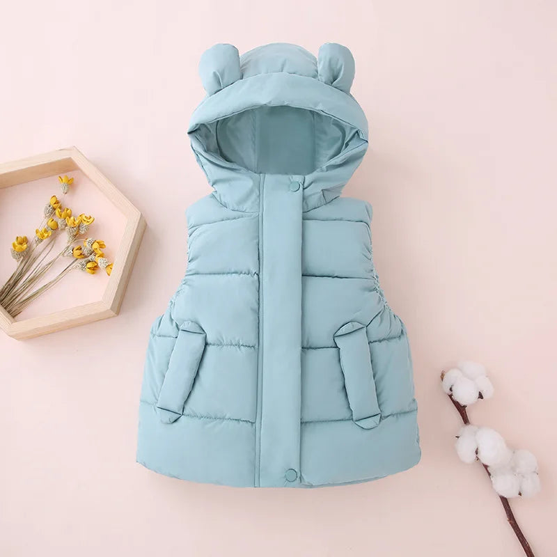 Mini Fashion™ - Chaud et Tendance - Gilet sans manches à capuche