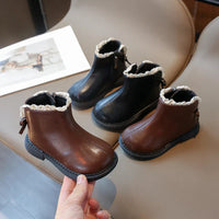 Thumbnail for Mini Fashion™ - Chaud et classique - Bottines en cuir