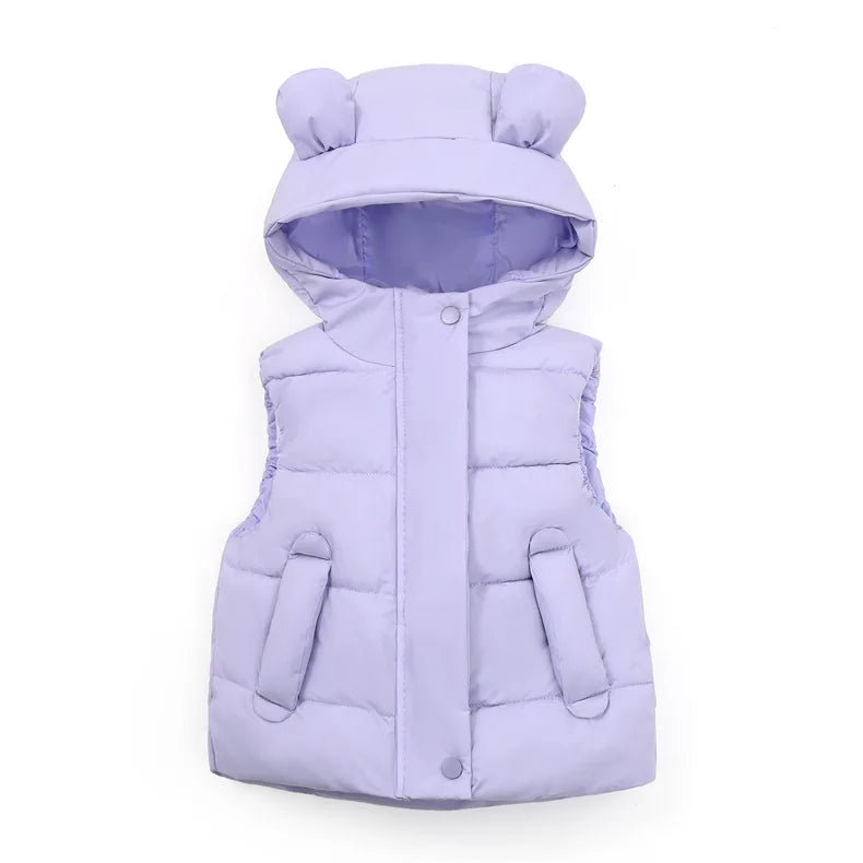 Mini Fashion™ - Chaud et Tendance - Gilet sans manches à capuche