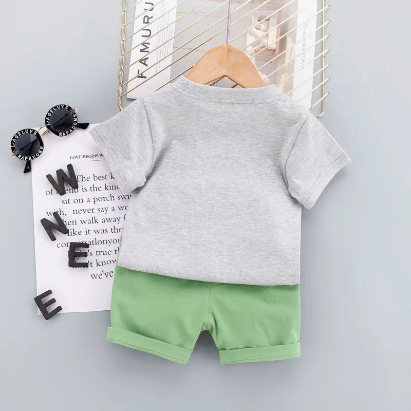 Mini Fashion™ - Imprimé lion - Ensemble d'été pour garçons