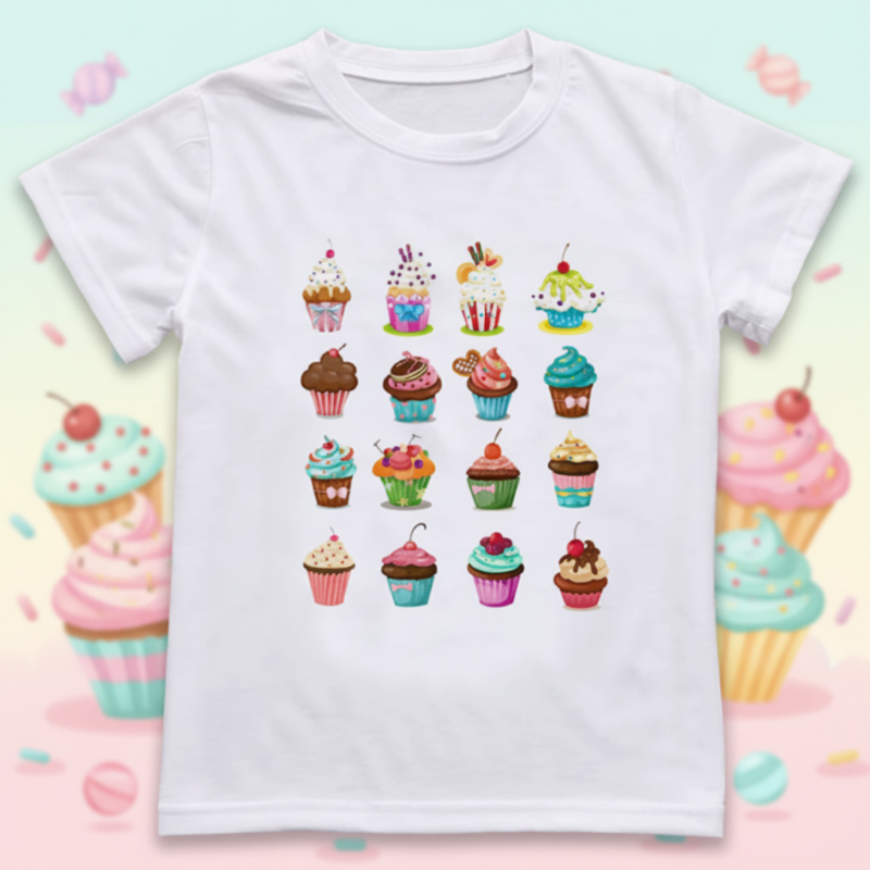 Boys & Girls Summer Tee – Confort et fantaisie – T-shirt enfant à motif amusant